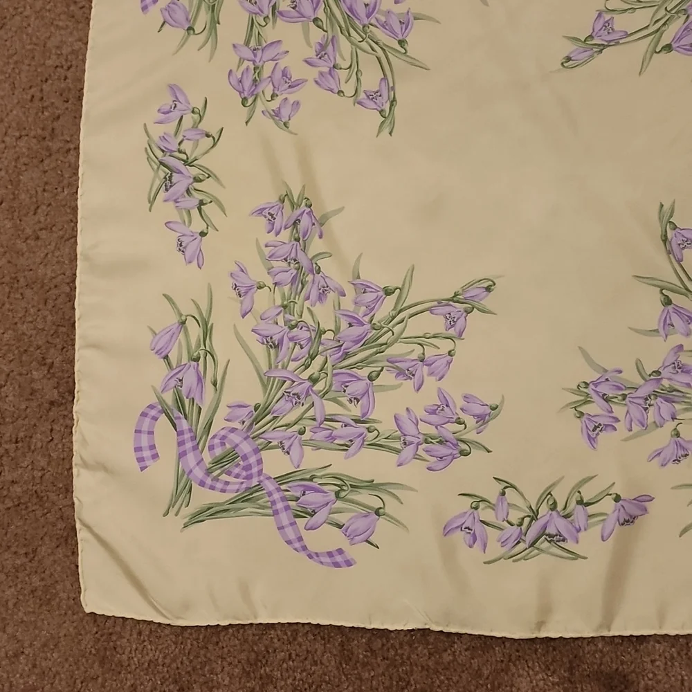 Burberry Silk Floral Square Scarf - Picture 6 of 13